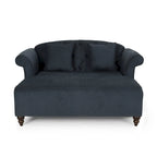 Chaise longue double rembourrée de 66 pouces avec pieds en bouleau