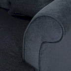 Chaise longue double rembourrée de 66 pouces avec pieds en bouleau