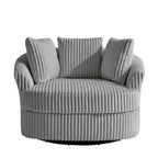 Fauteuil pivotant cylindrique déhoussable à accoudoirs encastrés - Lot de 2