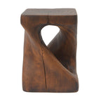 Table d'appoint Twist Shape, texture façon bois