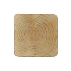 Table d'appoint Twist Shape, texture façon bois