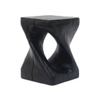 Table d'appoint Twist Shape, texture façon bois