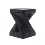 Table d'appoint Twist Shape, texture façon bois