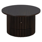 30.5   Table basse avec tiroir et piètement à lattes