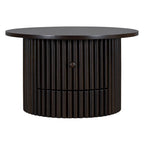30.5   Table basse avec tiroir et piètement à lattes