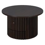 30.5   Table basse avec tiroir et piètement à lattes