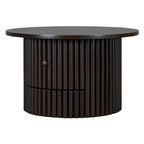 30.5   Table basse avec tiroir et piètement à lattes