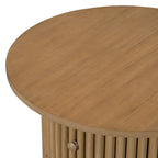 30.5   Table basse avec tiroir et piètement à lattes