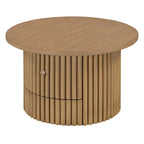 30.5   Table basse avec tiroir et piètement à lattes