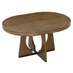 Ensemble de salle à manger vintage 5 pièces avec table à rallonge et 4 chaises