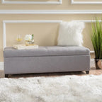 Banc de rangement en tissu design