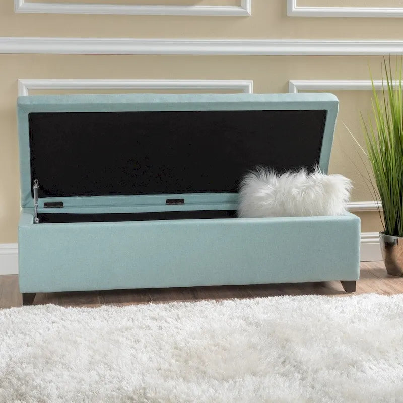 Banc de rangement en tissu design