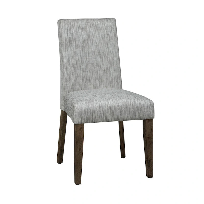 Chaise d'appoint en bois de caramel rustique avec finition vieillie (lot de 2)