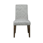 Chaise d'appoint en bois de caramel rustique avec finition vieillie (lot de 2)