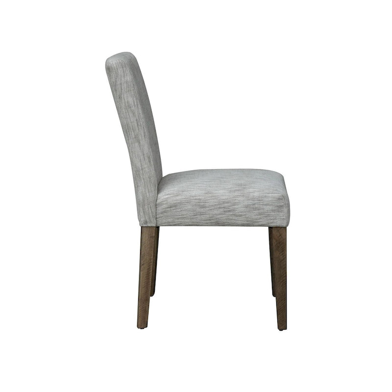 Chaise d'appoint en bois de caramel rustique avec finition vieillie (lot de 2)