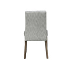 Chaise d'appoint en bois de caramel rustique avec finition vieillie (lot de 2)