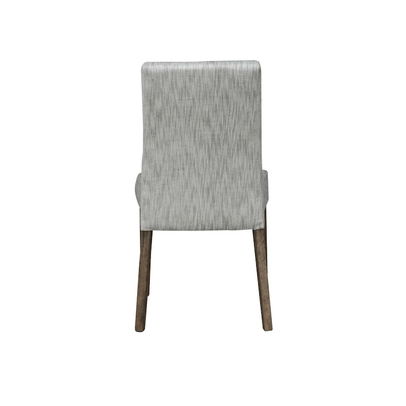 Chaise d'appoint en bois de caramel rustique avec finition vieillie (lot de 2)