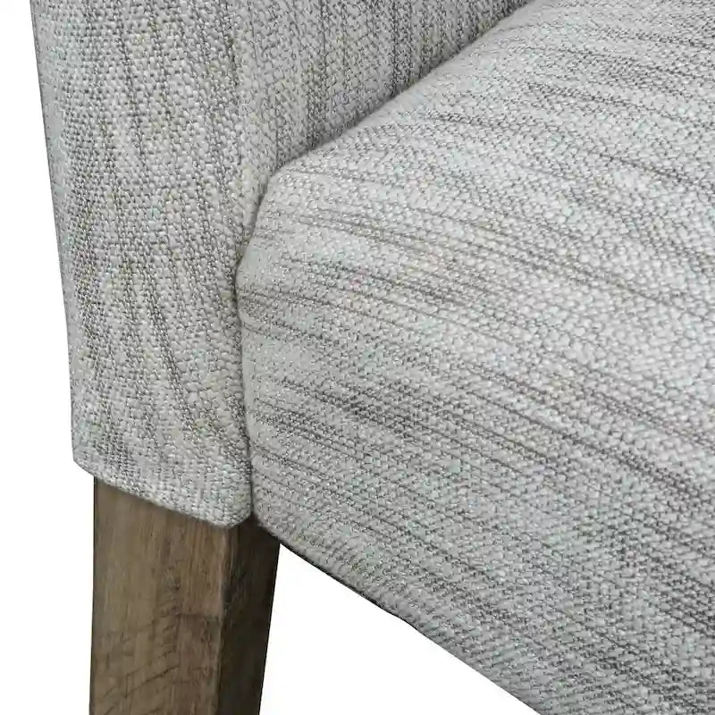 Chaise d'appoint en bois de caramel rustique avec finition vieillie (lot de 2)