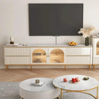 Meuble TV rectangulaire moderne de luxe léger