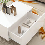 Table basse de rangement Tables basses laquées brillantes Lumières LED Cocktail - 47,4W