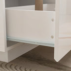 Table basse de rangement Tables basses laquées brillantes Lumières LED Cocktail - 47,4W