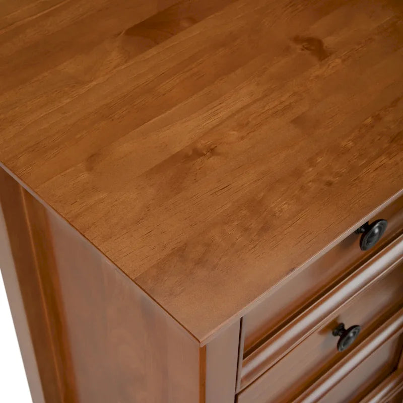 Bahut de rangement de style transitionnel en bois massif, 37 po de largeur - 37 larg. x 17 prof. x 36 haut.