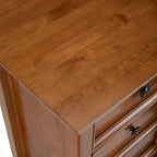 Bahut de rangement de style transitionnel en bois massif, 37 po de largeur - 37 larg. x 17 prof. x 36 haut.