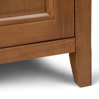 Bahut de rangement de style transitionnel en bois massif, 37 po de largeur - 37 larg. x 17 prof. x 36 haut.