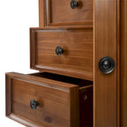Bahut de rangement de style transitionnel en bois massif, 37 po de largeur - 37 larg. x 17 prof. x 36 haut.