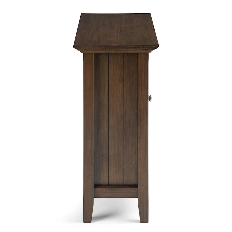Bahut de rangement de style transitionnel en bois massif, 37 po de largeur - 37 larg. x 17 prof. x 36 haut.