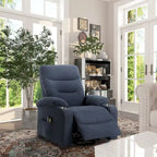 Fauteuil inclinable de massage électrique rembourré avec porte-gobelet