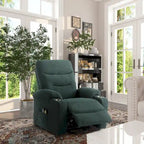 Fauteuil inclinable de massage électrique rembourré avec porte-gobelet