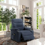 Fauteuil inclinable de massage électrique rembourré avec porte-gobelet