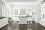 Crosley Julia Stainless Steel Top Island W/X-Back Stools - 50 W x60 D x41 H