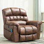 Canapé inclinable avec fauteuil de massage