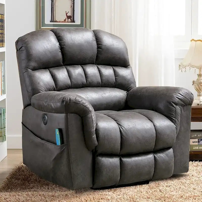 Canapé inclinable avec fauteuil de massage
