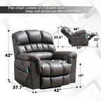 Canapé inclinable avec fauteuil de massage
