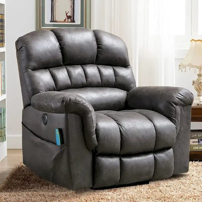 Canapé inclinable avec fauteuil de massage