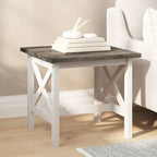 Table d'appoint de ferme classique en bois massif