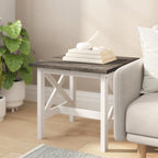 Table d'appoint de ferme classique en bois massif