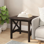 Table d'appoint de ferme classique en bois massif