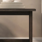 Table d'appoint de ferme classique en bois massif