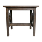 Table d'appoint de ferme classique en bois massif
