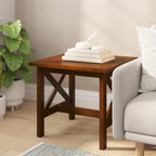 Table d'appoint de ferme classique en bois massif