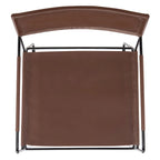 Chaise de salle à manger en cuir (lot de 2) - 21,7 L x 19,7 P x 31,9 H - 22Lx20Px32H