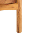 Table d'appoint en rotin et verre - 23 po larg. x 23 po prof. x 24 po haut. - 23L x 23P x 24H