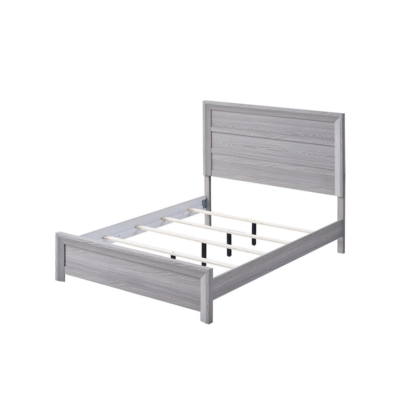 Chambre à coucher 3 pièces avec panneaux gris