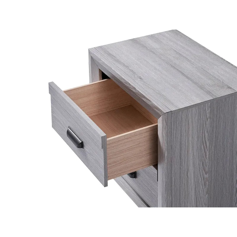 Chambre à coucher 3 pièces avec panneaux gris