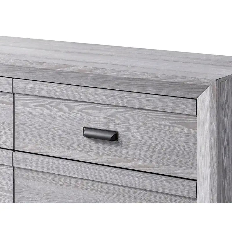 Chambre à coucher 3 pièces avec panneaux gris