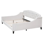 Lit de Repos Moderne Capitonnage Touffet Boutons, Grand Lit